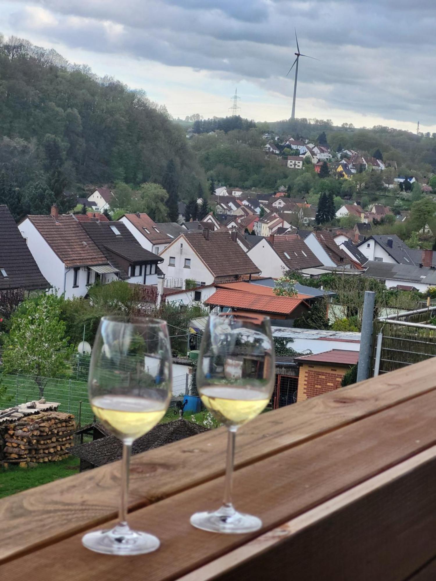 Ferienwohnung Weitblick Uninah Homburg  Exteriör bild